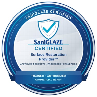 SaniGLAZE_Certified_Surface_Restoration_Provider_Badge SaniGLAZE_Certified_Surface_Restoration_Provider_Badge